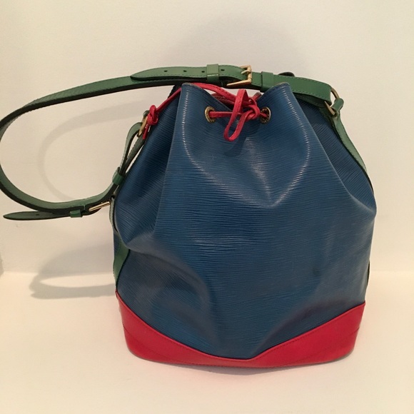 Louis Vuitton Handbags - Louis Vuitton Tri Color Noe Bag Epi VTG Tote RARE